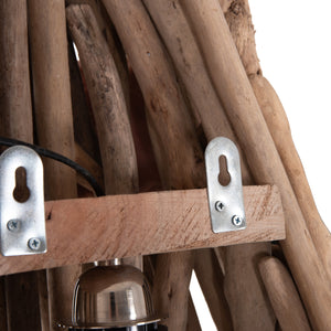 ΑΠΛΙΚΑ ΤΟΙΧΟΥ VEKNA HM4876 DRIFTWOOD ΣΕ ΦΥΣΙΚΟ 43x15(πάχος)x100Υεκ.[1xΕ27] - Pakobazaar