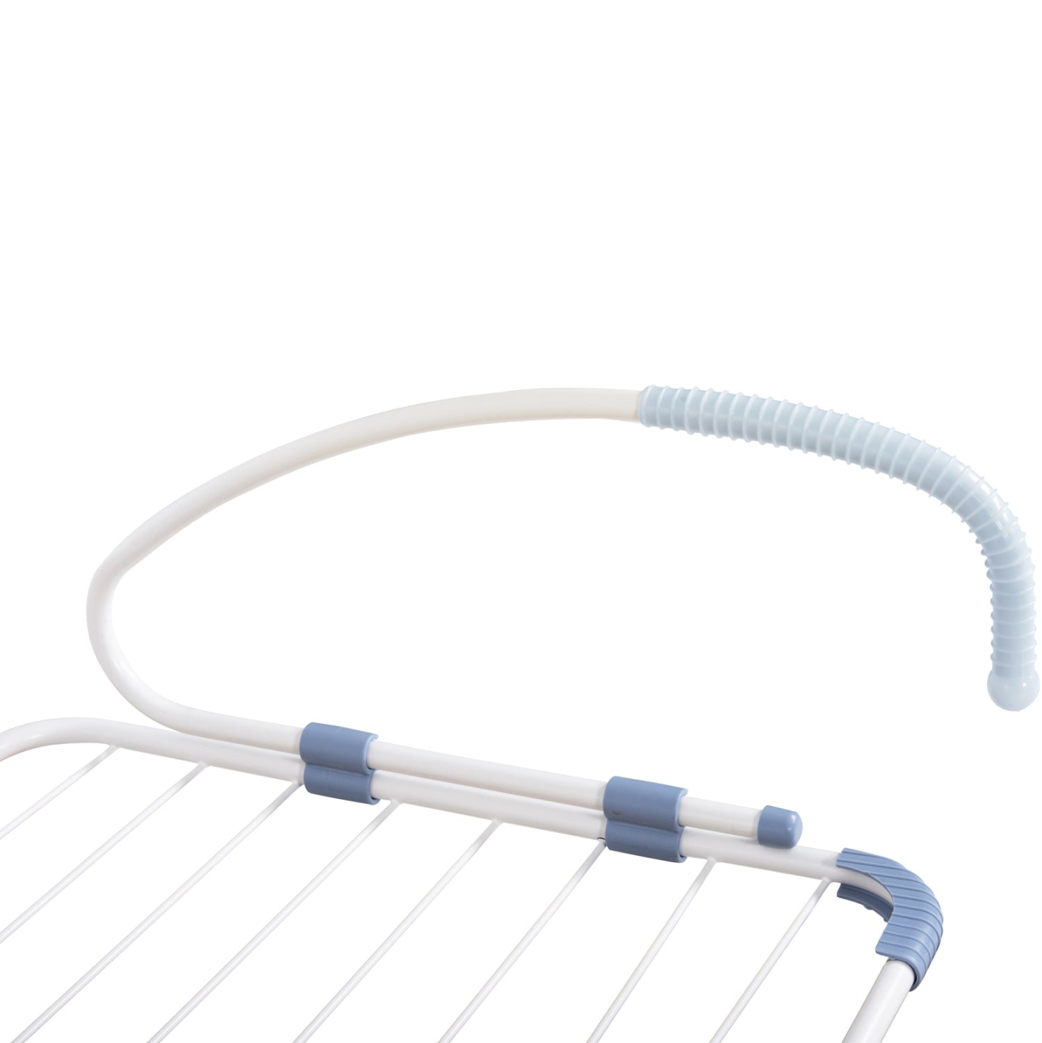 ΑΠΛΩΣΤΡΑ ΑΛΟΥΜΙΝΙΟΥ ΚΡΕΜΑΣΤΗ HM12166 ΛΕΥΚΗ ΜΕ ΜΗΚΟΣ ΑΠΛΩΜΑΤΟΣ 10m- 107x3x55εκ - Pakobazaar