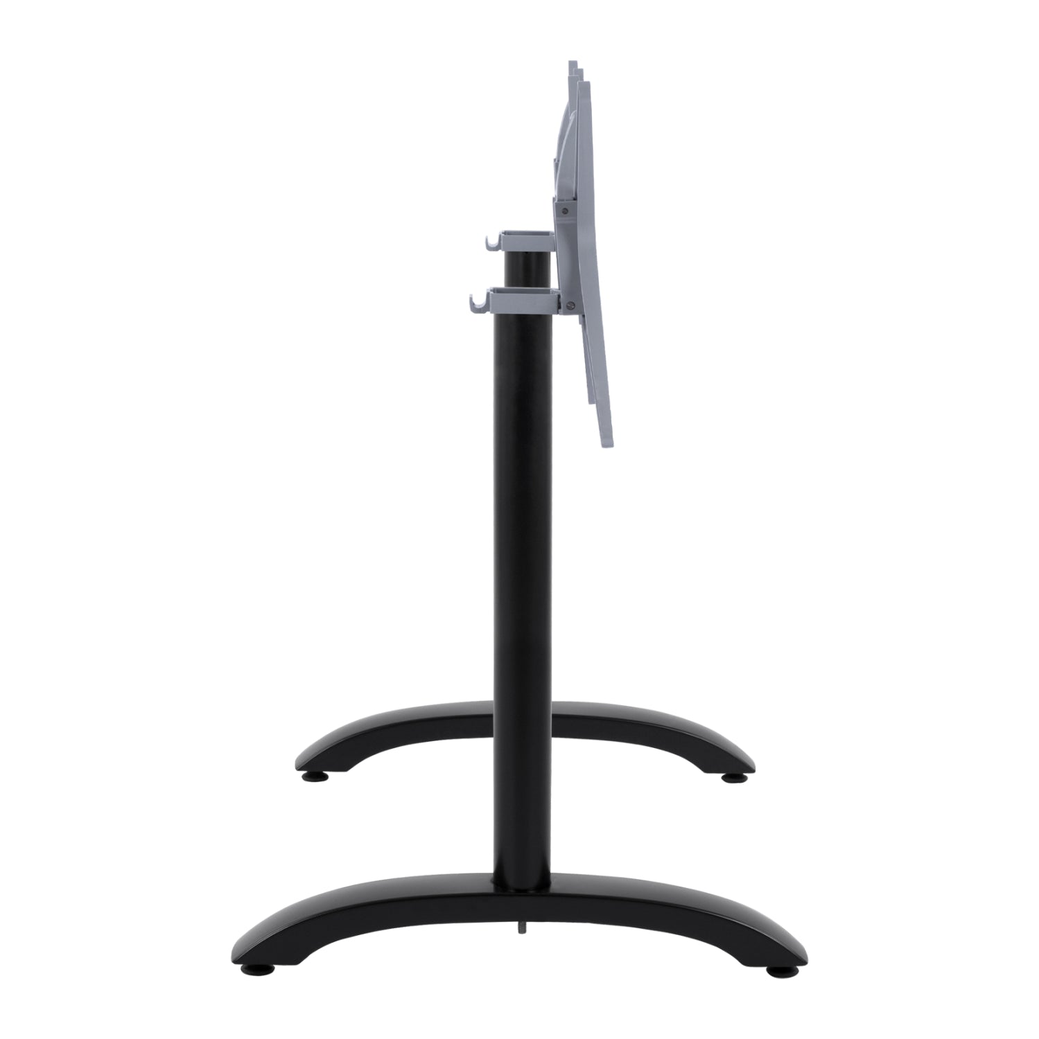 ΒΑΣΗ ΑΛΟΥΜΙΝΙΟΥ ΔΙΣΤΗΛΗ HM468.01 ΜΑΥΡΟ ΜΑΤ 78X59,5X73Υ εκ. - Pakobazaar