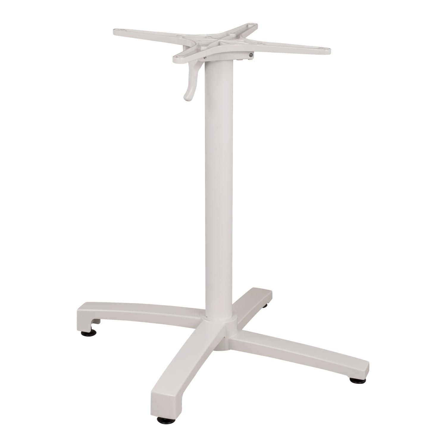 ΒΑΣΗ ΑΛΟΥΜΙΝΙΟΥ HM459.02 ΛΕΥΚΟ ΜΑΤ 69Χ69Χ73Υεκ. ΜΕ ΕΠΙΦΑΝΕΙΑ 48Χ48εκ. - Pakobazaar