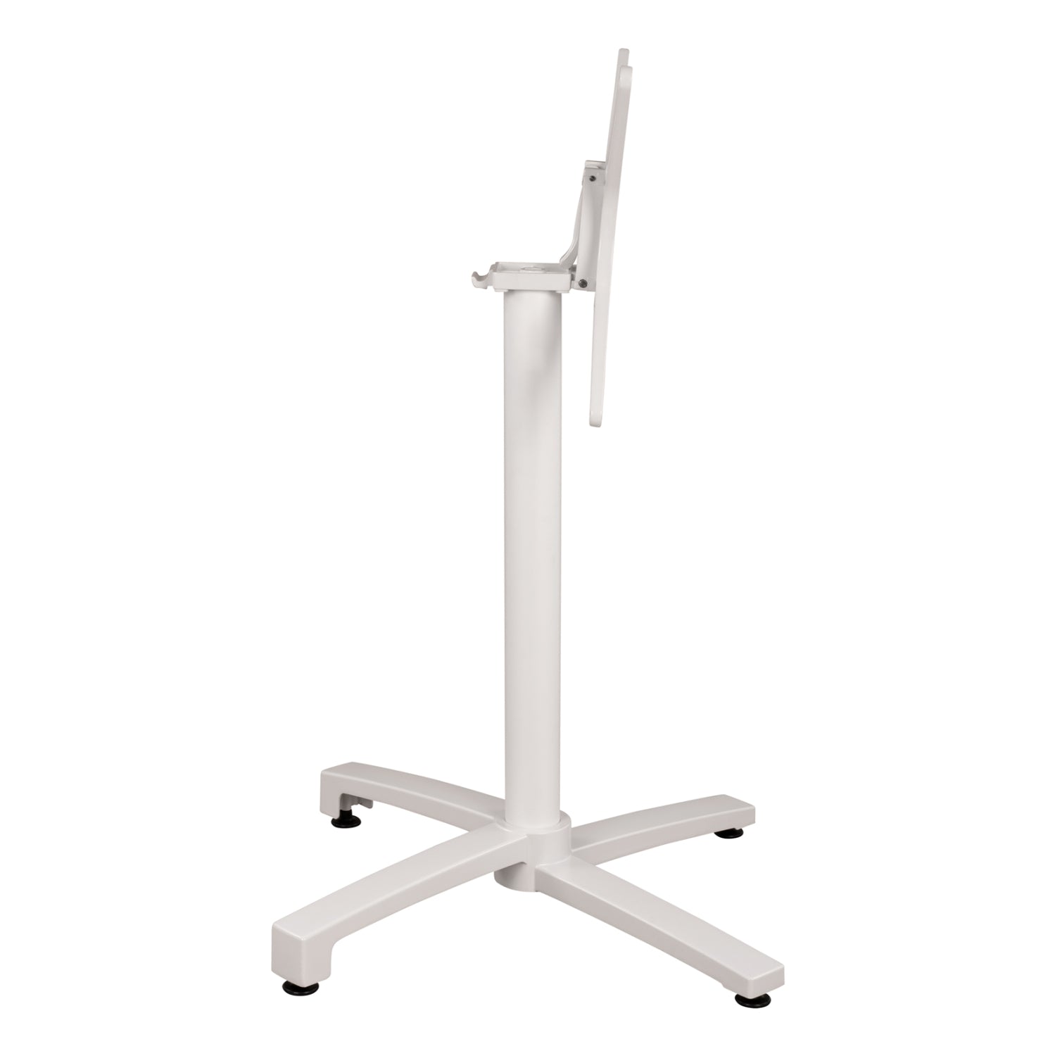 ΒΑΣΗ ΑΛΟΥΜΙΝΙΟΥ HM459.02 ΛΕΥΚΟ ΜΑΤ 69Χ69Χ73Υεκ. ΜΕ ΕΠΙΦΑΝΕΙΑ 48Χ48εκ. - Pakobazaar