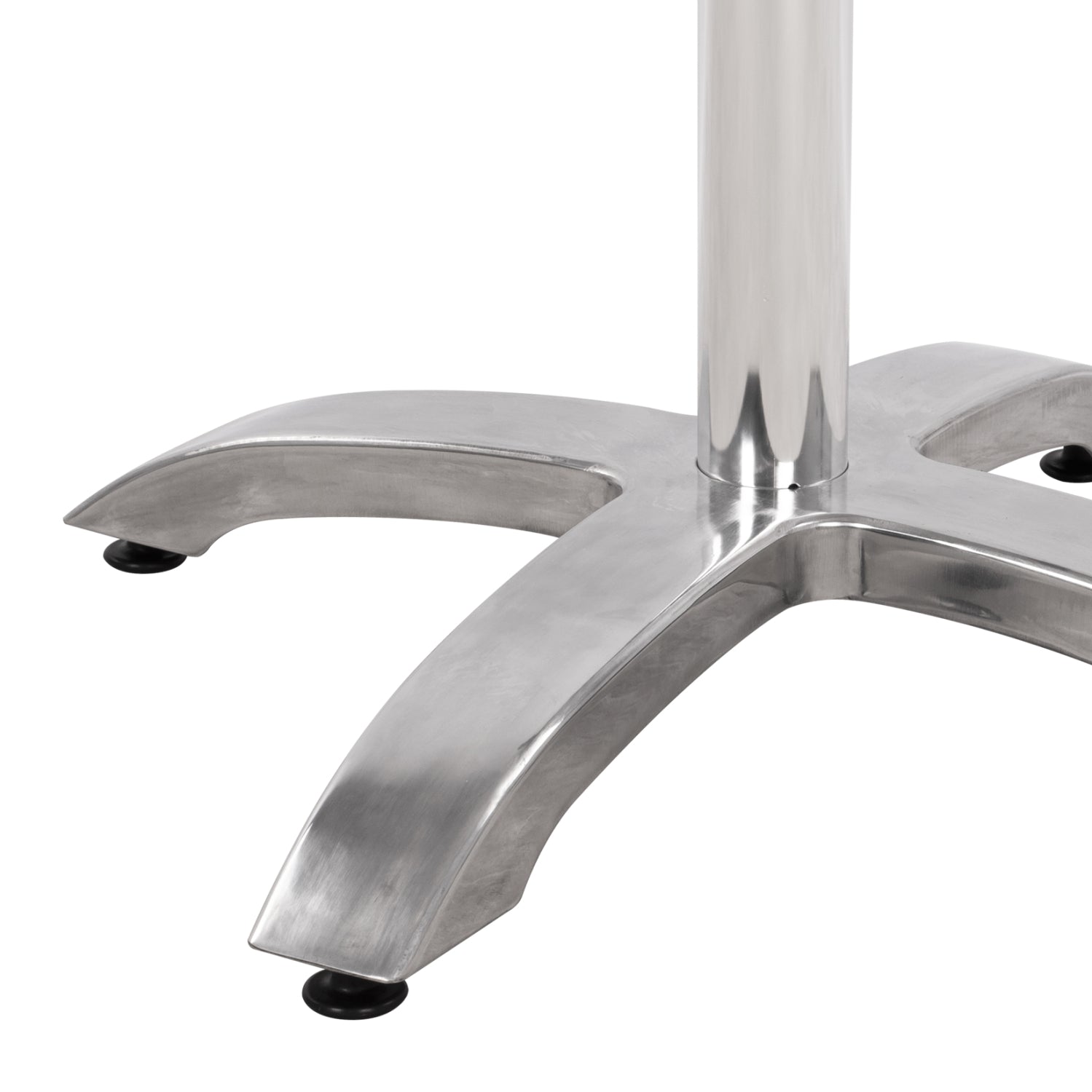 ΒΑΣΗ ΑΛΟΥΜΙΝΙΟΥ HM460.03 ΧΡΩΜΙΟΥ 66Χ66Χ72Υεκ. ΜΕ ΣΤΑΥΡΟ 48Χ48εκ. - Pakobazaar