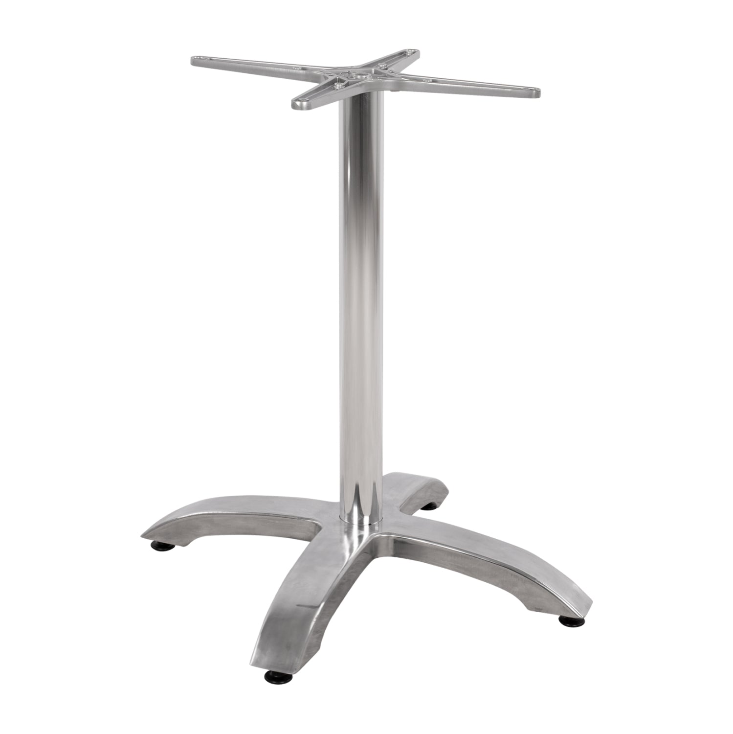 ΒΑΣΗ ΑΛΟΥΜΙΝΙΟΥ HM460.03 ΧΡΩΜΙΟΥ 66Χ66Χ72Υεκ. ΜΕ ΣΤΑΥΡΟ 48Χ48εκ. - Pakobazaar