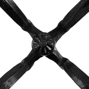 ΒΑΣΗ ΑΠΟ ΜΑΝΤΕΜΙ HM444 4ΝΥΧΗ ΣΕ ΜΑΥΡΟ ΧΡΩΜΑ 57X57X72 - Pakobazaar