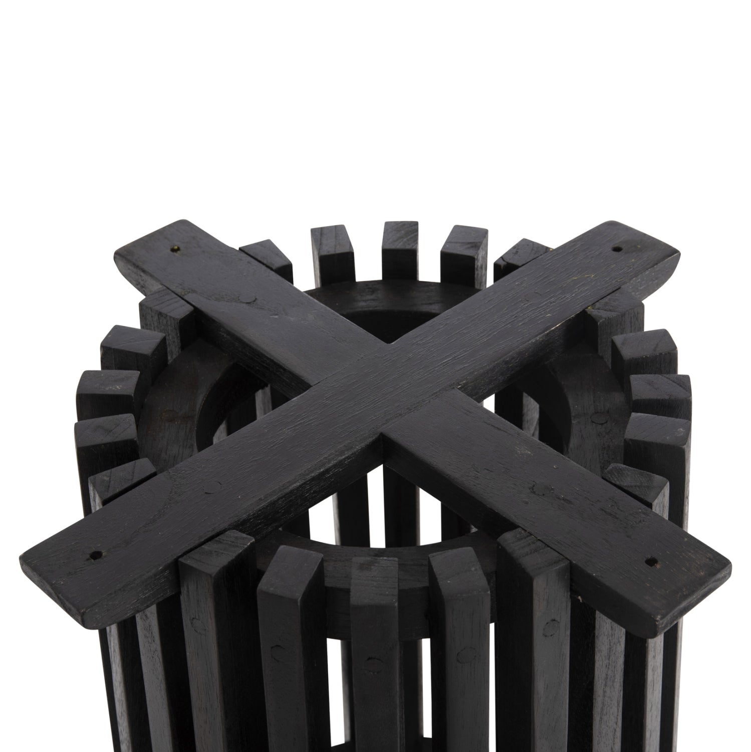 ΒΑΣΗ BAR STAND ΕΣΩΤ.ΧΩΡΟΥ ΜΕΣ.ΥΨΟΥΣ ΣΤΡΟΓΓΥΛΗ FRANTZ HM9857.12 MINDI ΞΥΛΟ ΣΕ ΜΑΥΡΟ Φ40x90Υεκ.