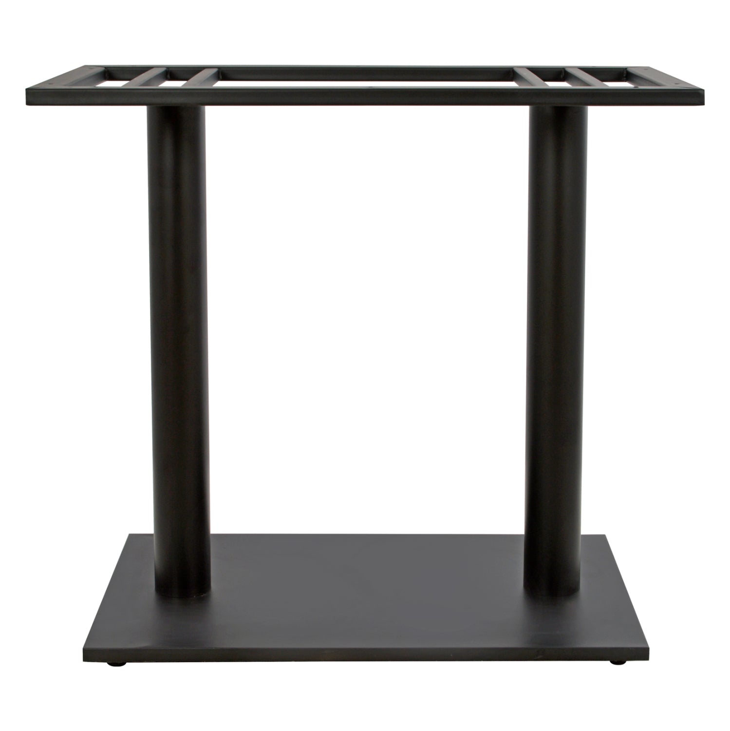 ΒΑΣΗ ΜΕΤΑΛΛΙΚΗ ΔΙΠΛΗ ΜΑΥΡΗ 80Χ40Χ72Υεκ. ΜΕ ΡΕΓΟΥΛΑΤΟΡΟΥΣ HM435 - Pakobazaar