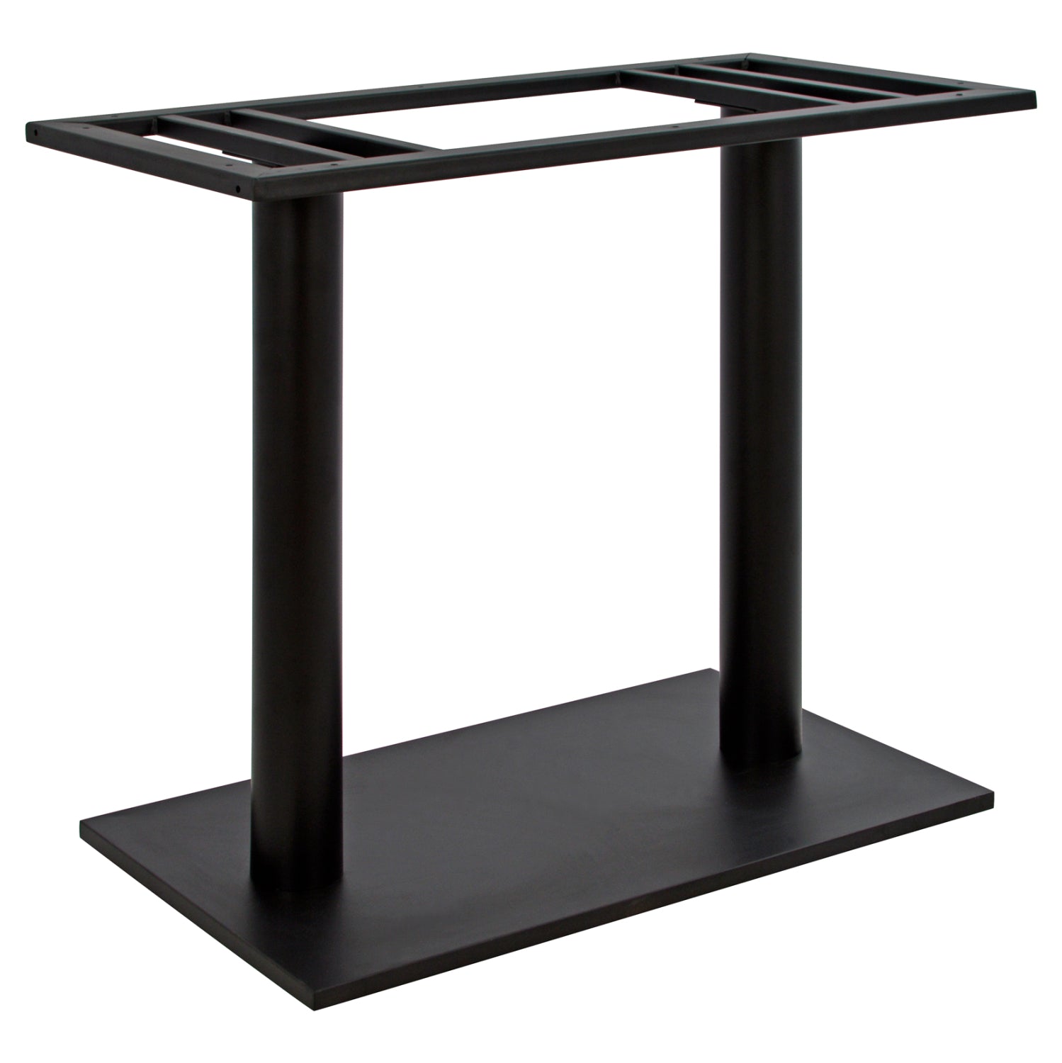 ΒΑΣΗ ΜΕΤΑΛΛΙΚΗ ΔΙΠΛΗ ΜΑΥΡΗ 80Χ40Χ72Υεκ. ΜΕ ΡΕΓΟΥΛΑΤΟΡΟΥΣ HM435 - Pakobazaar