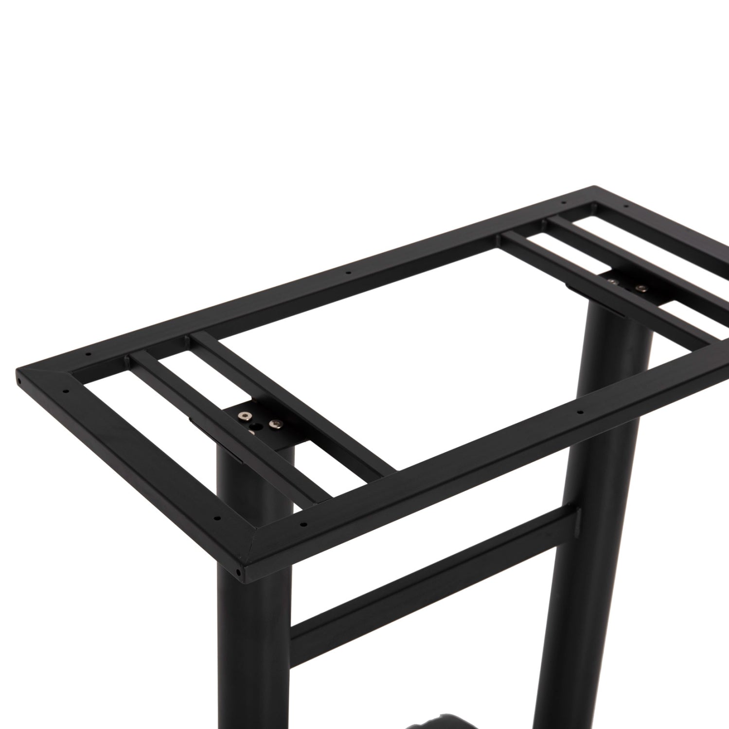 ΒΑΣΗ ΜΕΤΑΛΛΙΚΗ ΔΙΠΛΗ ΜΑΥΡΗ ΜΠΑΡ ΜΕΣΑΙΟΥ ΥΨΟΥΣ 40Χ80Χ91Υεκ. HM479.01 - Pakobazaar