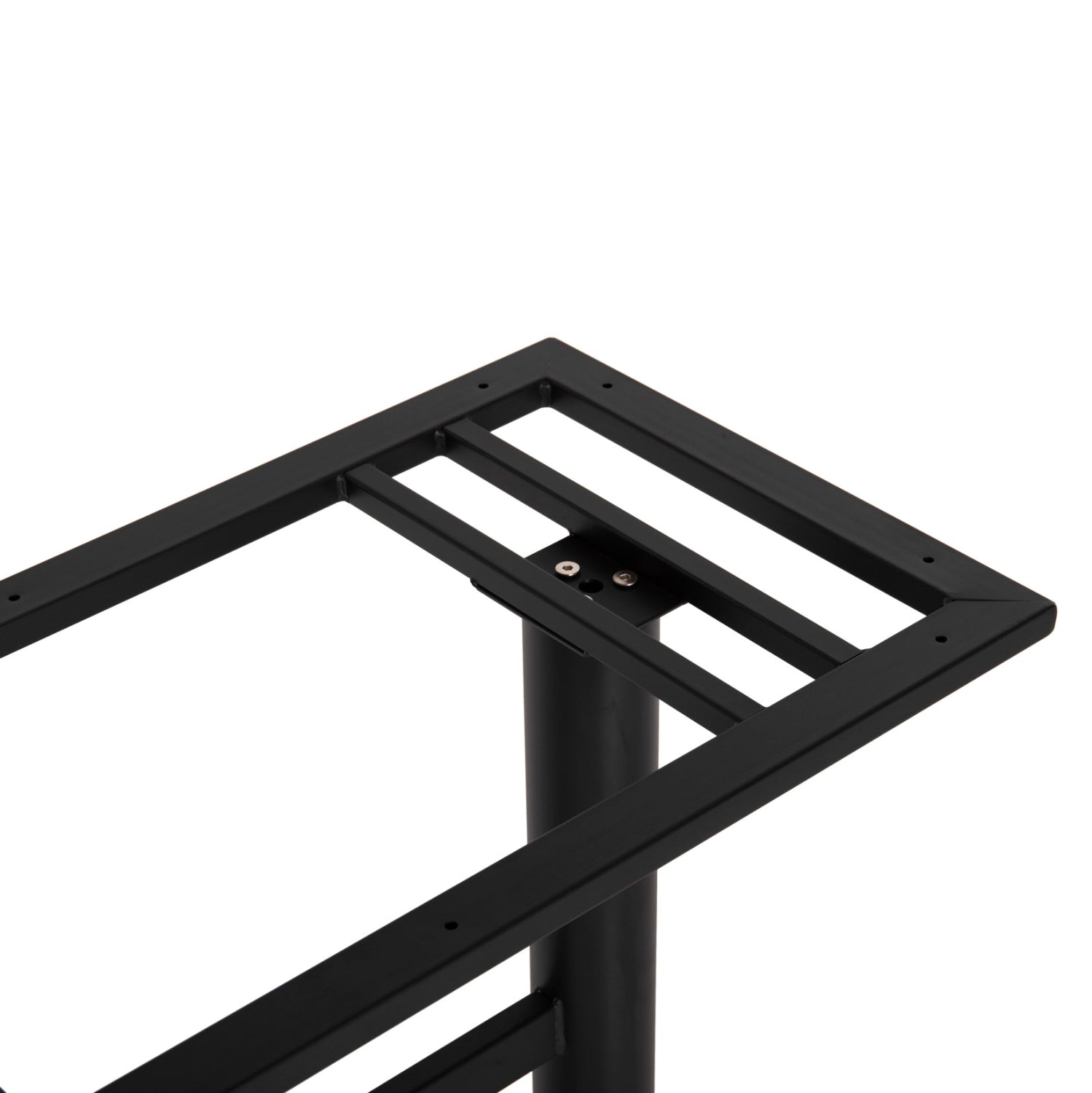 ΒΑΣΗ ΜΕΤΑΛΛΙΚΗ ΔΙΠΛΗ ΜΑΥΡΗ ΜΠΑΡ ΜΕΣΑΙΟΥ ΥΨΟΥΣ 40Χ80Χ91Υεκ. HM479.01 - Pakobazaar