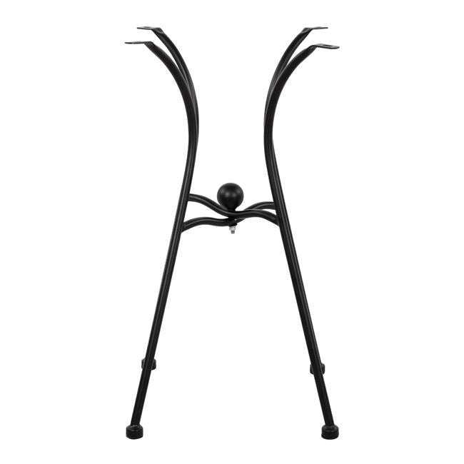 ΒΑΣΗ ΜΕΤΑΛΛΙΚΗ HM466 4NYXH ΣΕ ΜΑΥΡΟ ΧΡΩΜΑ 50x50 cm. - Pakobazaar