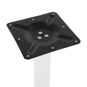 ΒΑΣΗ ΜΕΤΑΛΛΙΚΗ ΛΕΥΚΗ ΜΑΤ 40X40X72Υεκ. HM414.12 - Pakobazaar