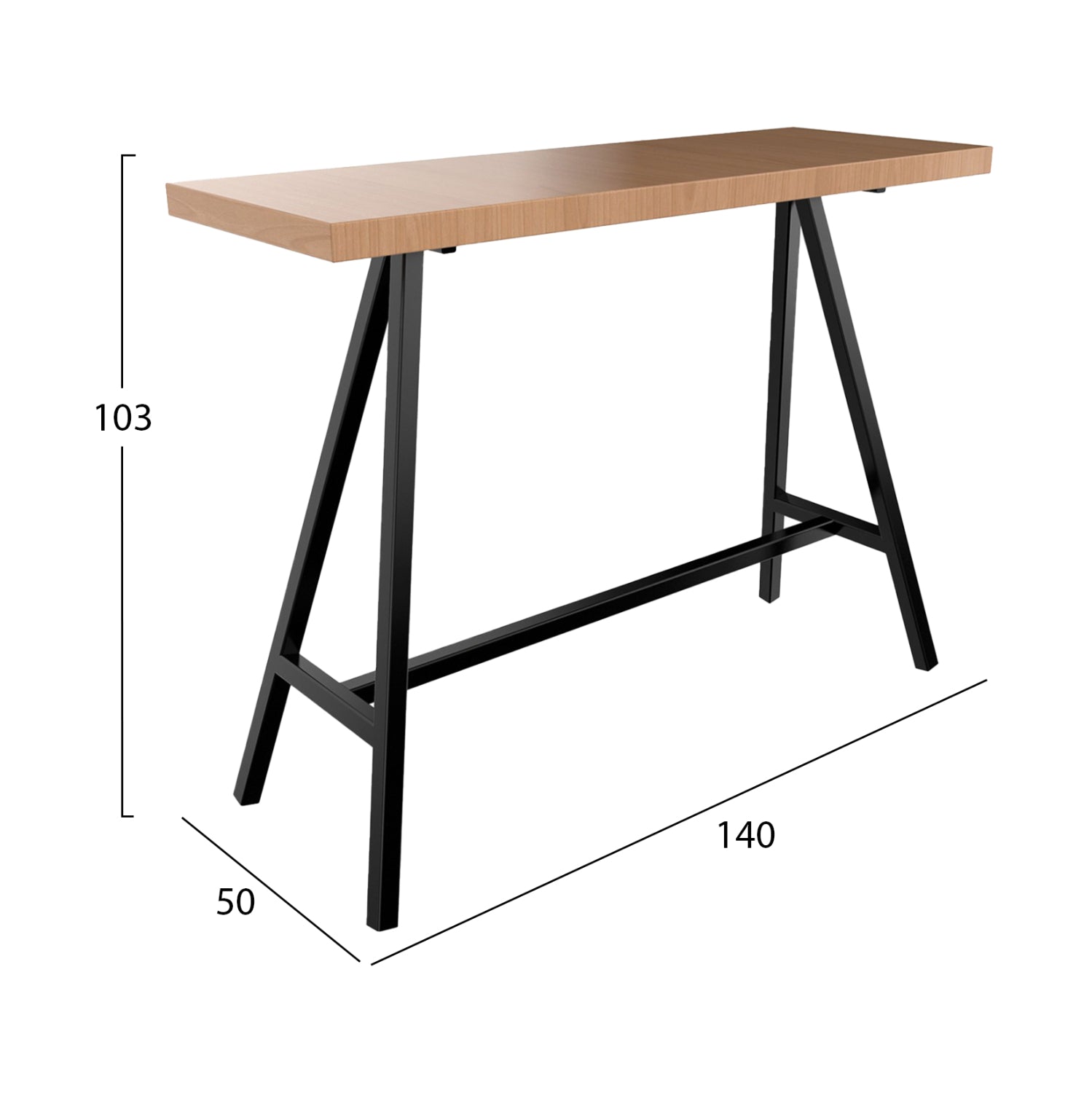 ΒΑΣΗ ΜΠΑΡ ΓΙΑ ΕΠΙΦΑΝΕΙΑ Η/Β TS929 140x50x103 εκ. - Pakobazaar