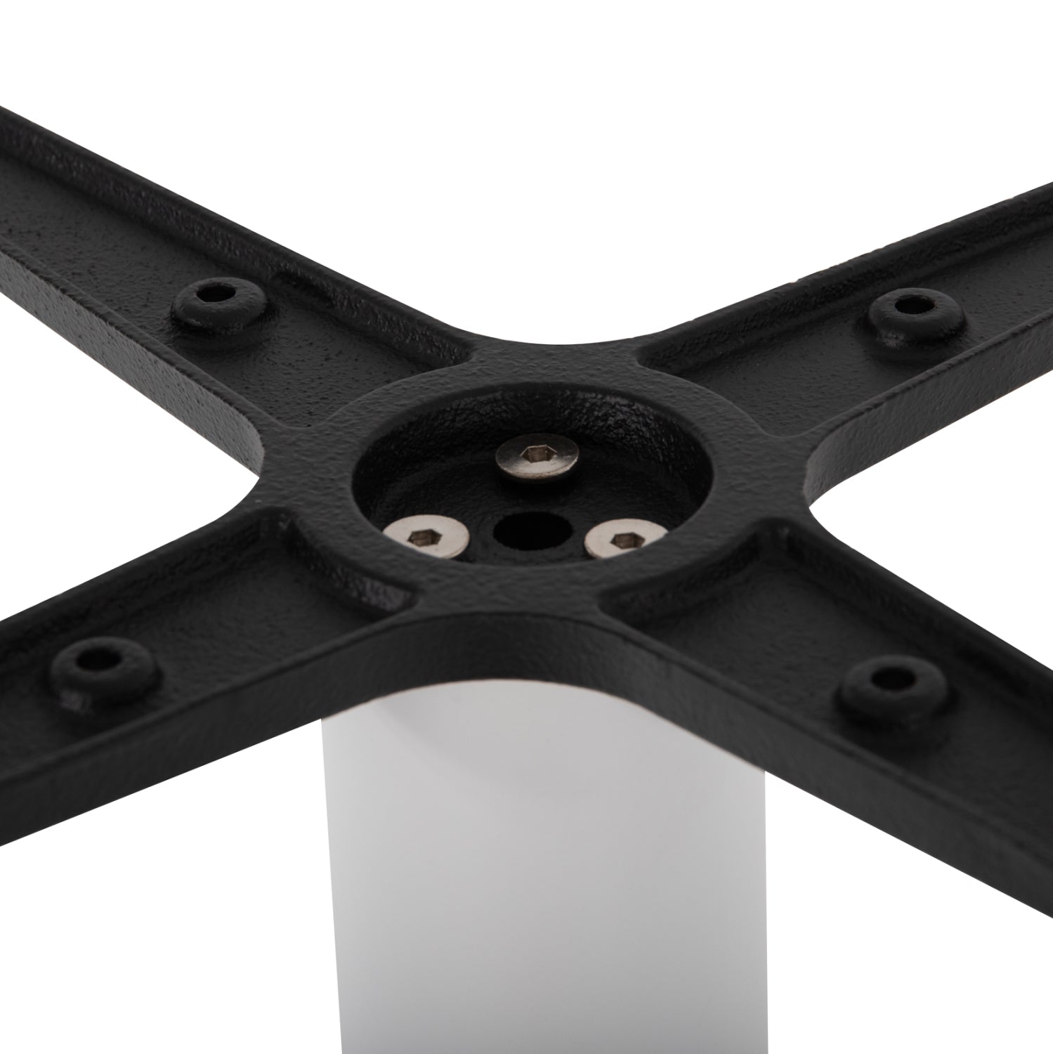 ΒΑΣΗ ΜΠΑΡ ΜΕΤΑΛΛΙΚΗ ΛΕΥΚΗ ΜΑΤ 46Χ46Χ108Yεκ. ΜΕ ΡΕΓΟΥΛΑΤΟΡΟΥΣ HM439.02 - Pakobazaar