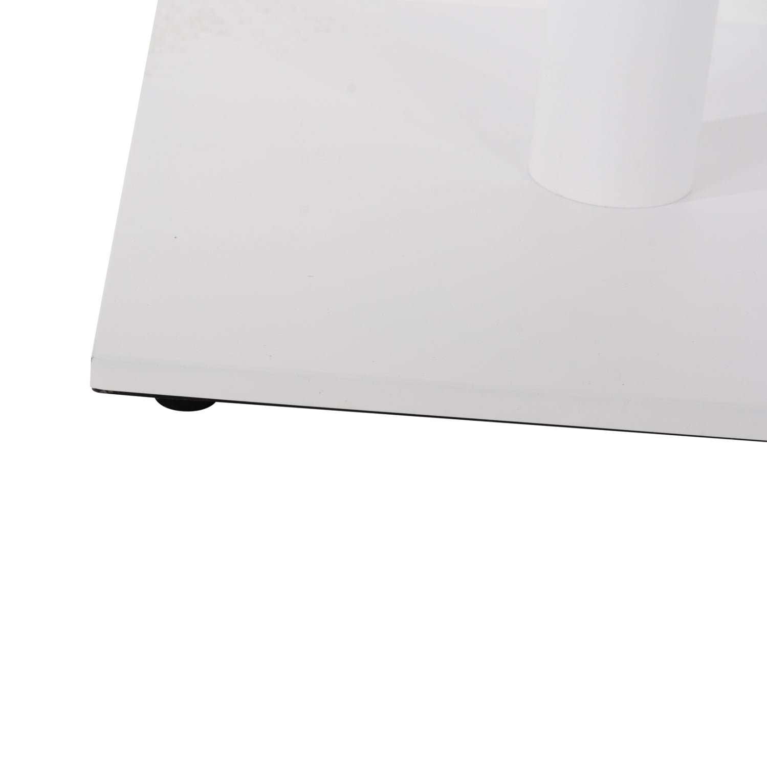 ΒΑΣΗ ΜΠΑΡ ΜΕΤΑΛΛΙΚΗ ΛΕΥΚΗ ΜΑΤ 46Χ46Χ108Yεκ. ΜΕ ΡΕΓΟΥΛΑΤΟΡΟΥΣ HM439.02 - Pakobazaar