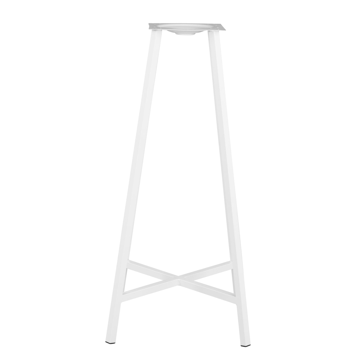 ΒΑΣΗ ΜΠΑΡ ΤΕΣΣΕΡΑ ΠΟΔΙΑ TS952 ΛΕΥΚΗ 48.5x47.5x104 cm. - Pakobazaar