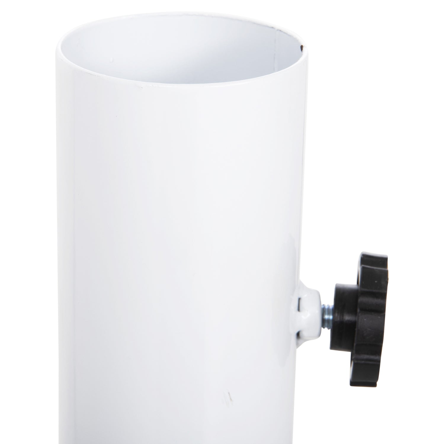 ΒΑΣΗ ΟΜΠΡΕΛΑΣ Φ60mm x 51Υεκ ΜΕΤΑΛΛΙΚΗ ΒΙΔΩΤΗ ΓΙΑ ΣΤΥΛΟ ΕΩΣ Φ60 HM6011 ΛΕΥΚΗ - Pakobazaar