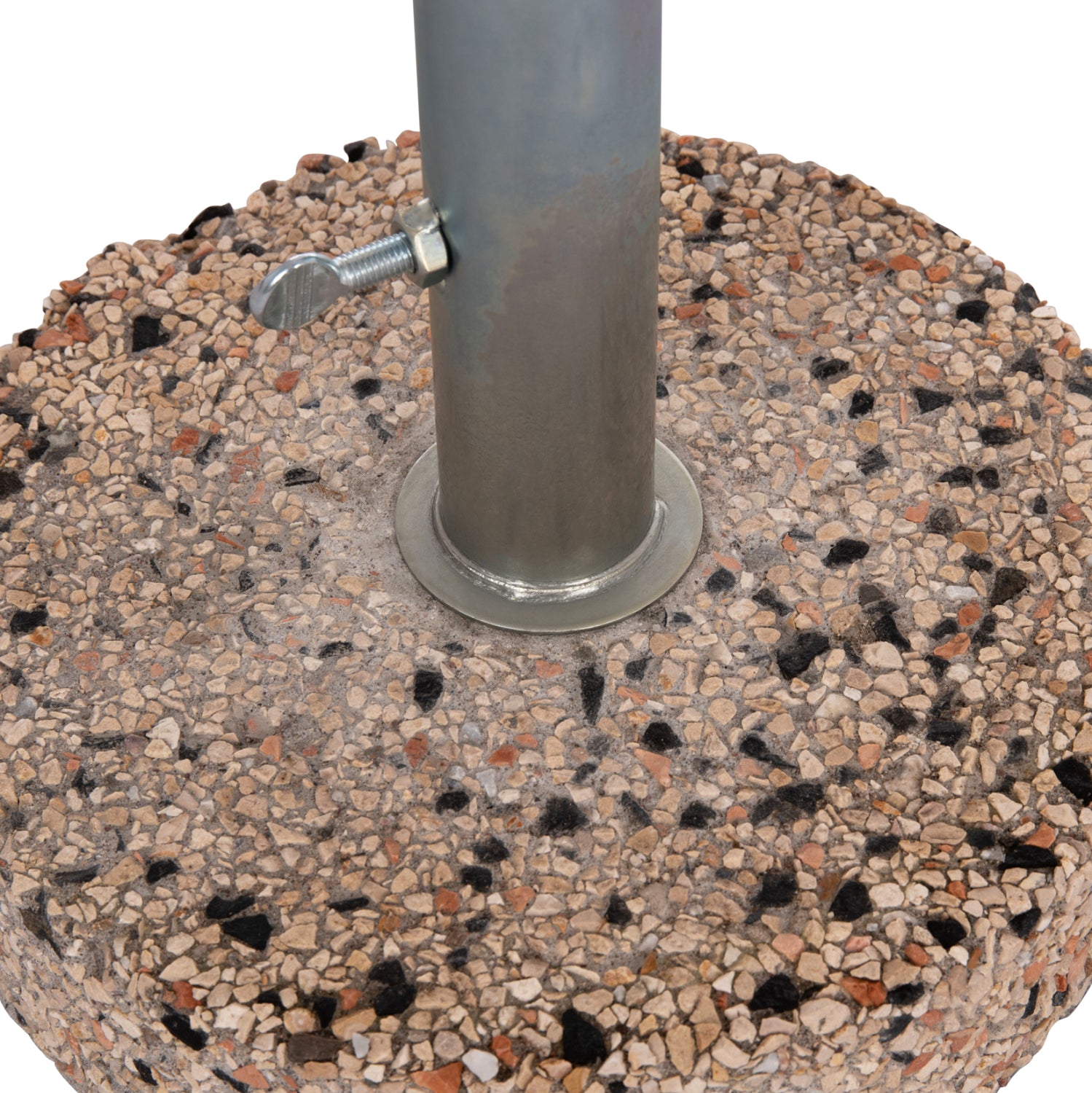 ΒΑΣΗ ΟΜΠΡΕΛΑΣ ΨΗΦΙΔΑ 15KG HM5476.15 ΜΕ ΣΩΛΗΝΑ ΔΙΑΜΕΤΡΟΥ Φ52 - Pakobazaar