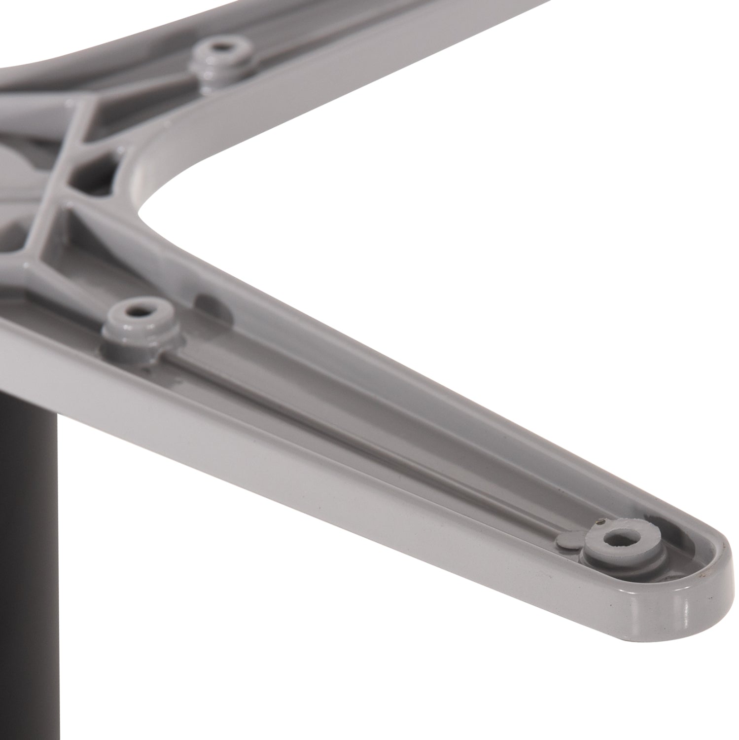 ΒΑΣΗ ΤΡΑΠΕΖΙΟΥ ΑΛΟΥΜΙΝΙΟΥ ΜΑΥΡΟ ΜΑΤ HM475.01 ΣΤΑΥΡΟΣ 46Χ46εκ 46Χ46Χ72Υεκ. - Pakobazaar