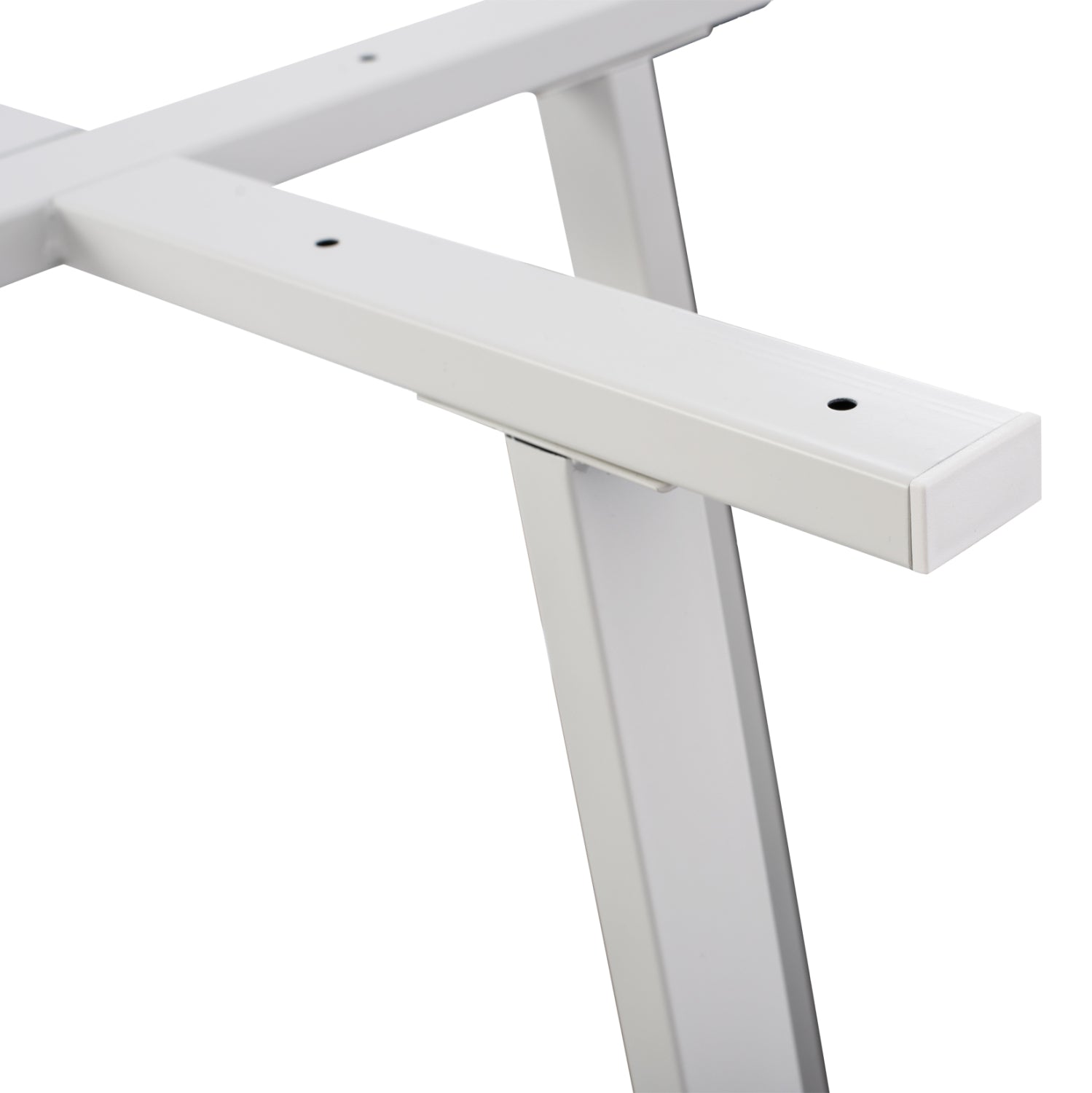 ΒΑΣΗ ΤΡΑΠΕΖΙΟΥ ΛΕΥΚΗ ΜΕΤΑΛΛΙΚΗ HM470.02 60x60x72 εκ. - Pakobazaar