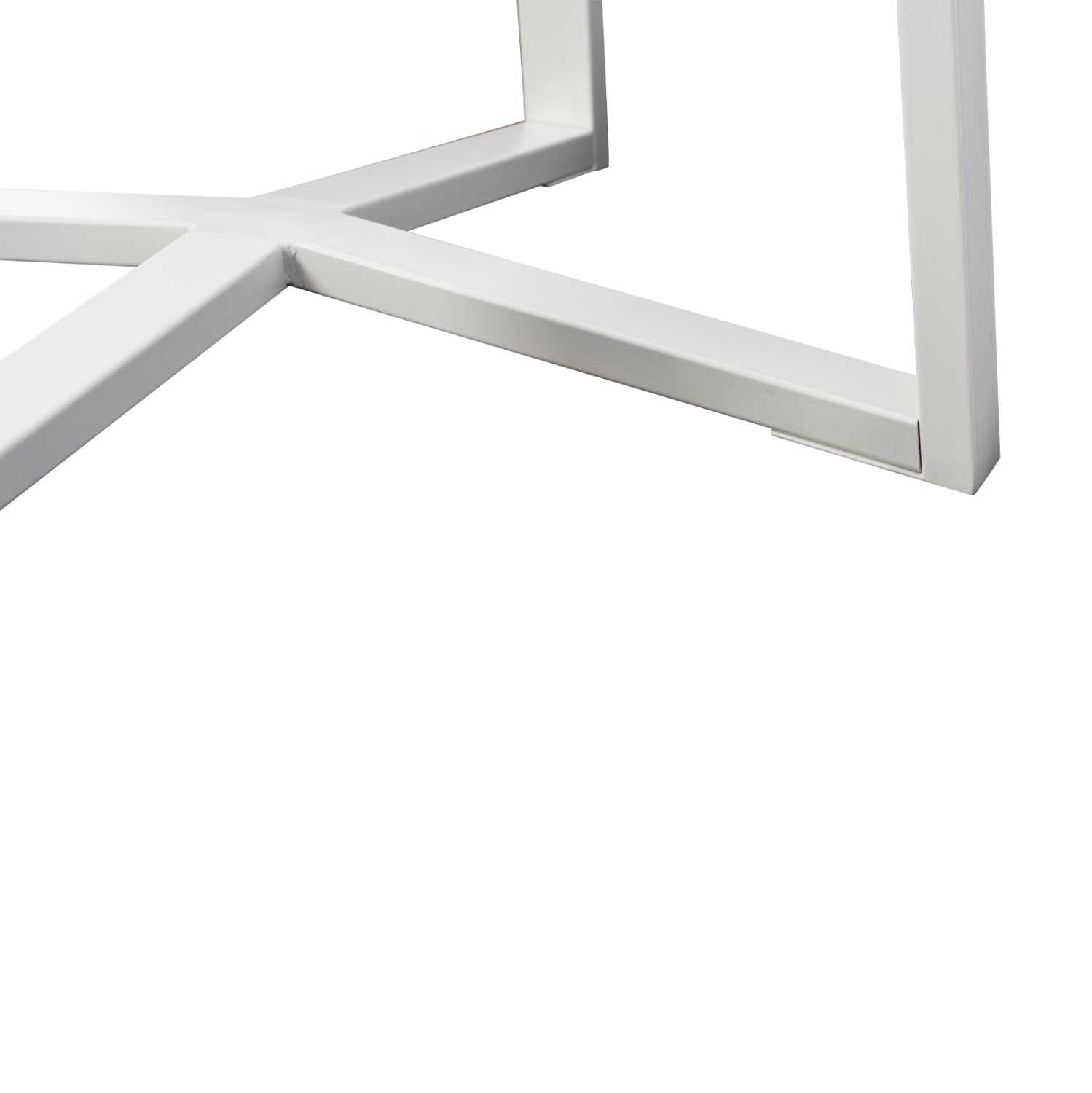 ΒΑΣΗ ΤΡΑΠΕΖΙΟΥ ΛΕΥΚΗ ΜΕΤΑΛΛΙΚΗ HM470.02 60x60x72 εκ. - Pakobazaar