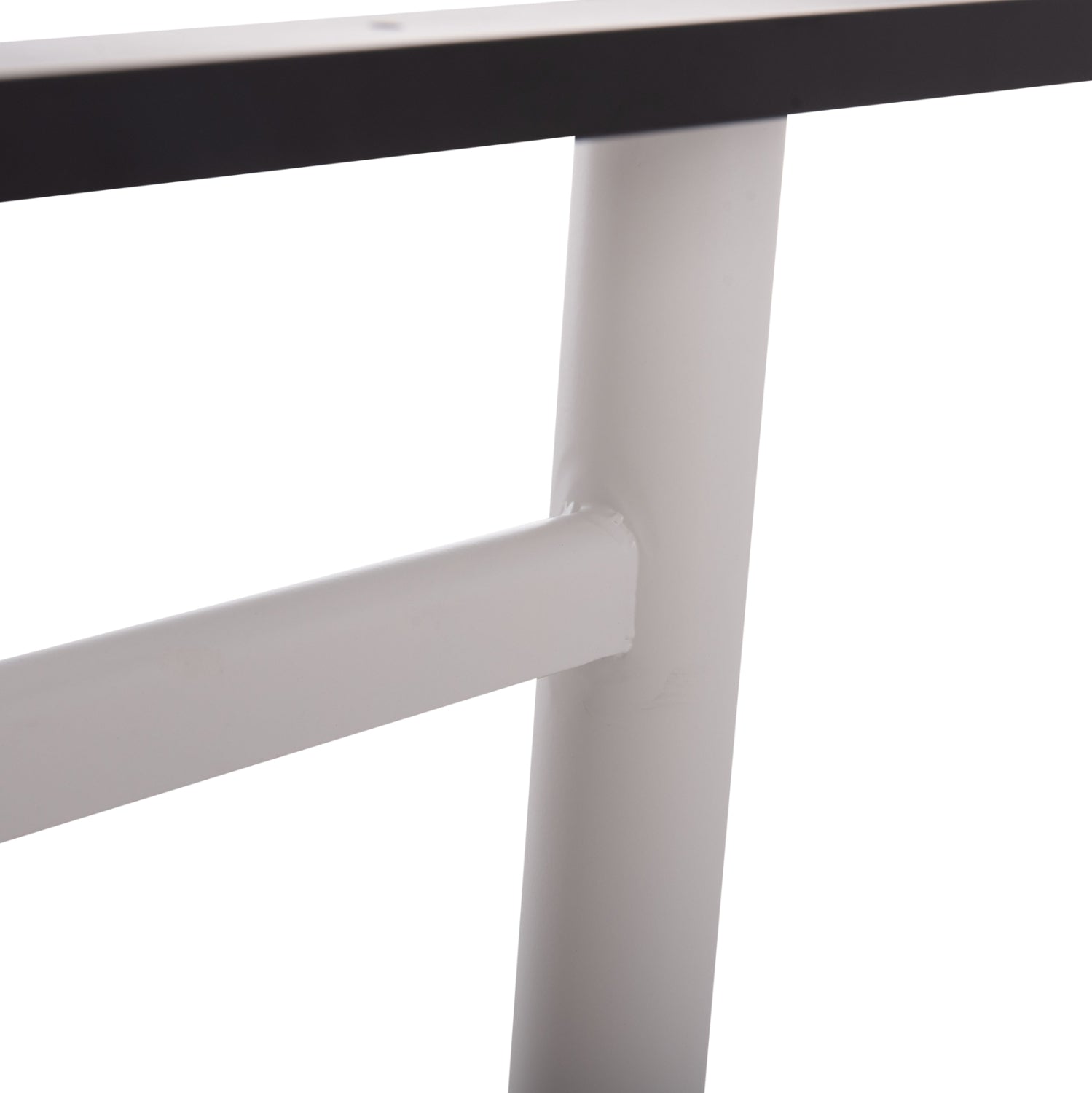 ΒΑΣΗ ΤΡΑΠΕΖΙΟΥ ΑΛΟΥΜΙΝΙΟΥ ΔΙΠΛΗ HM461.12 ΛΕΥΚΗ ΜΕ ΡΕΓΟΥΛΑΤΟΡΟΥΣ 100x60x73Υεκ. - Pakobazaar