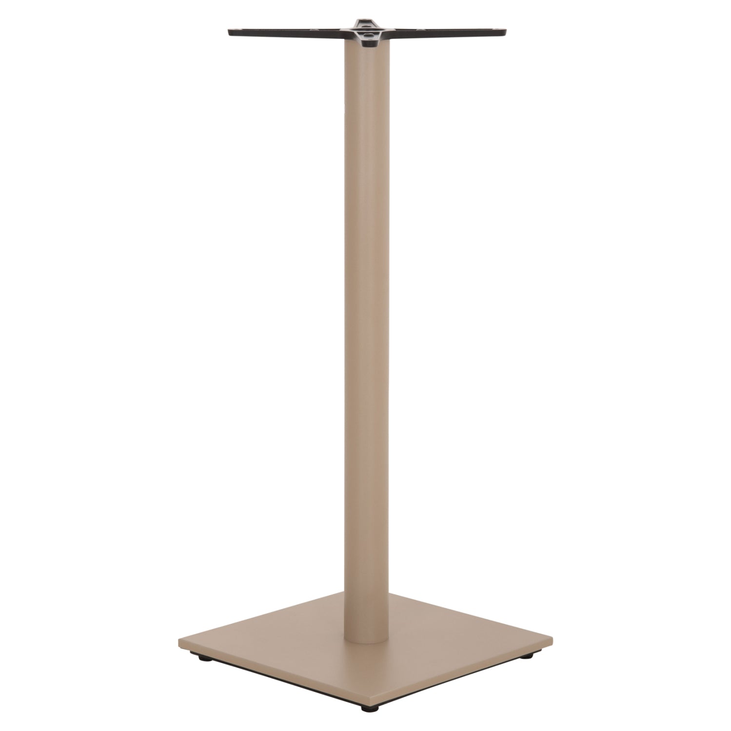 ΒΑΣΗ ΤΡΑΠΕΖΙΟΥ ΜΠΑΡ HM439.25 ΜΕΤΑΛΛΙΚΗ ΚΑΠΟΥΤΣΙΝΟ ΜΑΤ-ΡΕΓΟΥΛΑΤΟΡΟΙ 46x46x108Yεκ. - Pakobazaar