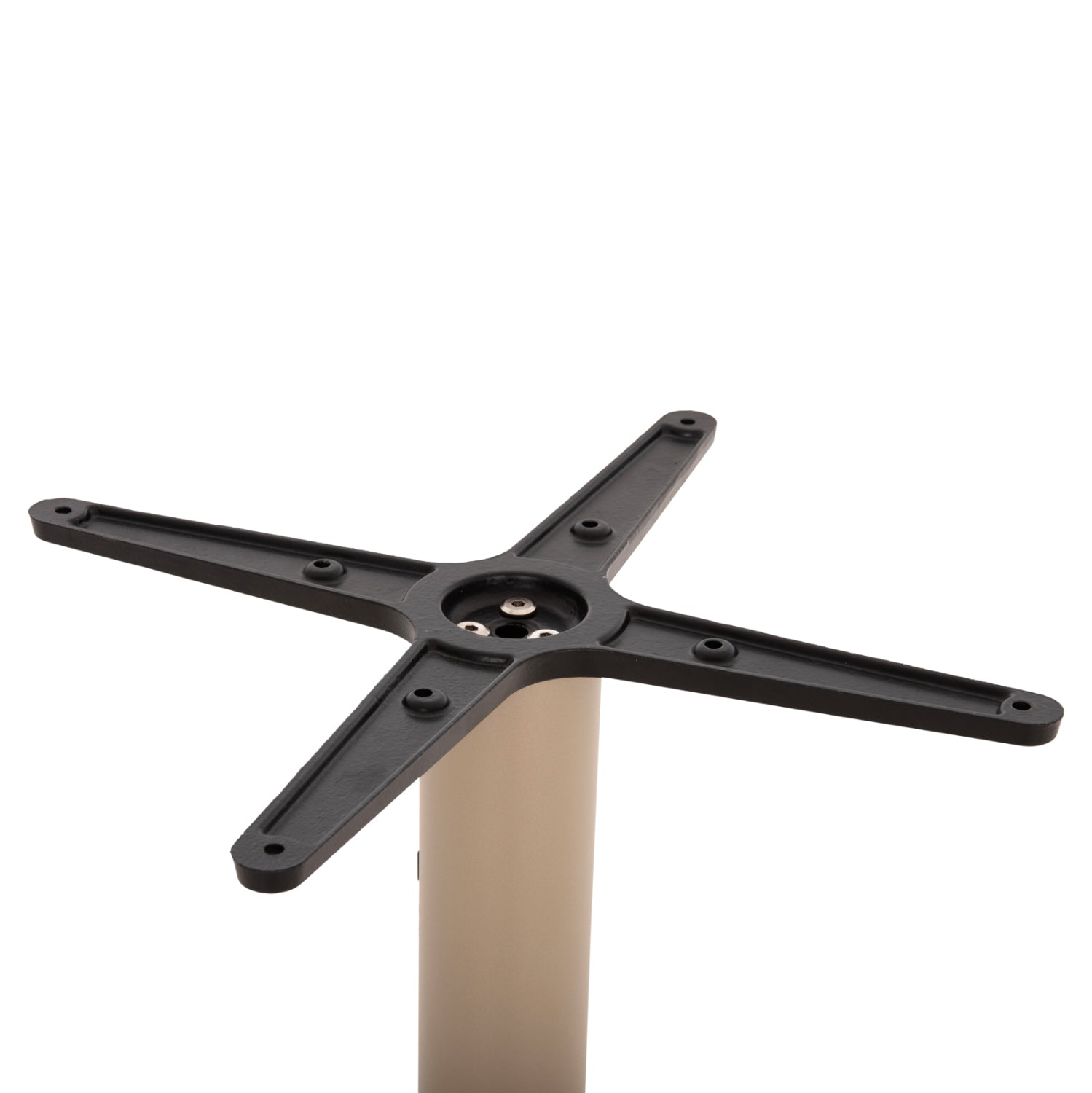 ΒΑΣΗ ΤΡΑΠΕΖΙΟΥ ΜΠΑΡ HM439.25 ΜΕΤΑΛΛΙΚΗ ΚΑΠΟΥΤΣΙΝΟ ΜΑΤ-ΡΕΓΟΥΛΑΤΟΡΟΙ 46x46x108Yεκ. - Pakobazaar