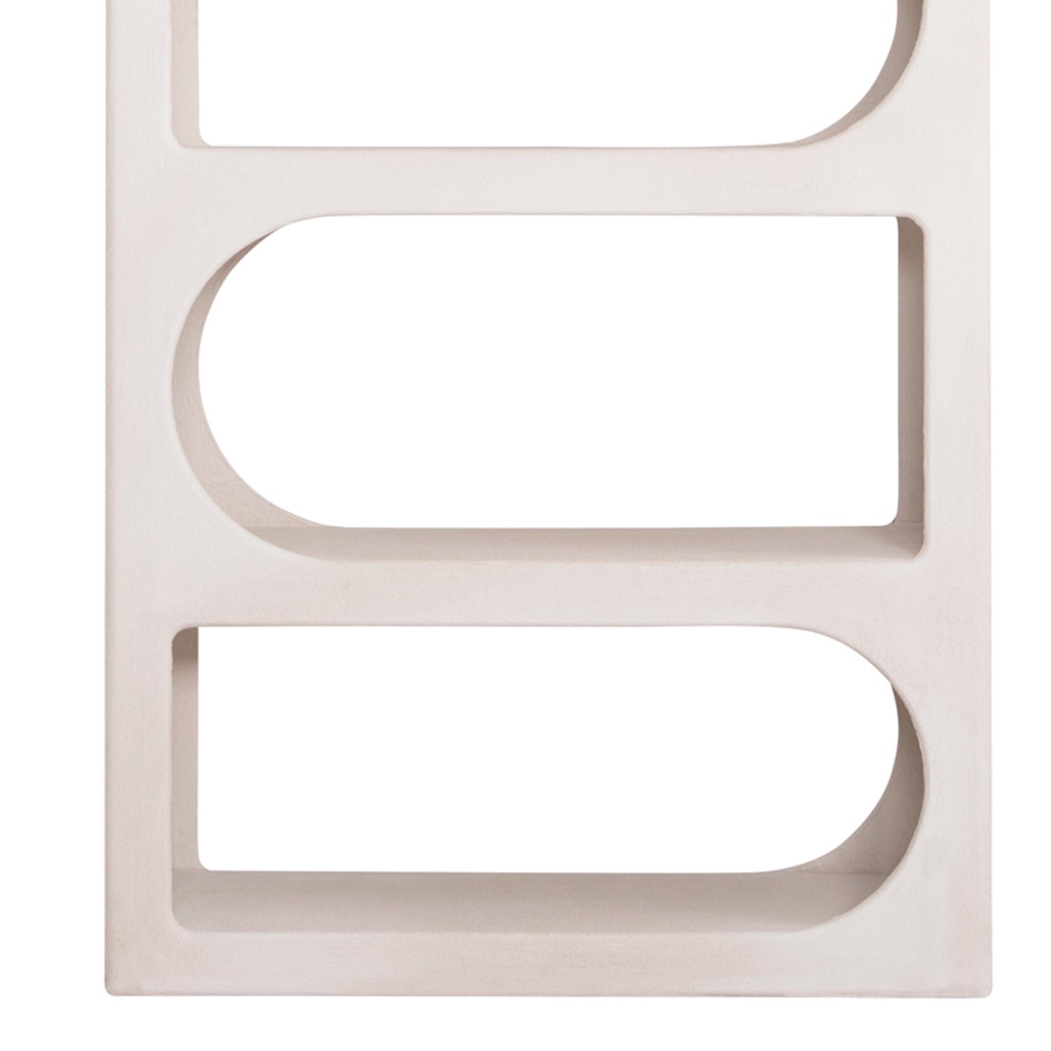 ΒΙΒΛΙΟΘΗΚΗ ΣΕΙΡΑ SANTORINI HM18062 MDF ΣΕ ΥΠΟΛΕΥΚΟ ΧΡΩΜΑ 80x38x180Yεκ. - Pakobazaar