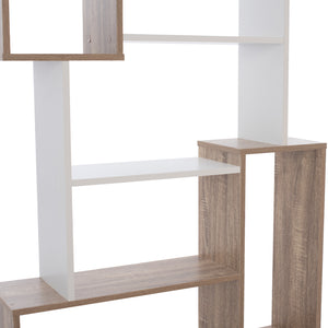ΒΙΒΛΙΟΘΗΚΗ SHAY HM8768.01 85X22X140 ΛΕΥΚΟ - Pakobazaar