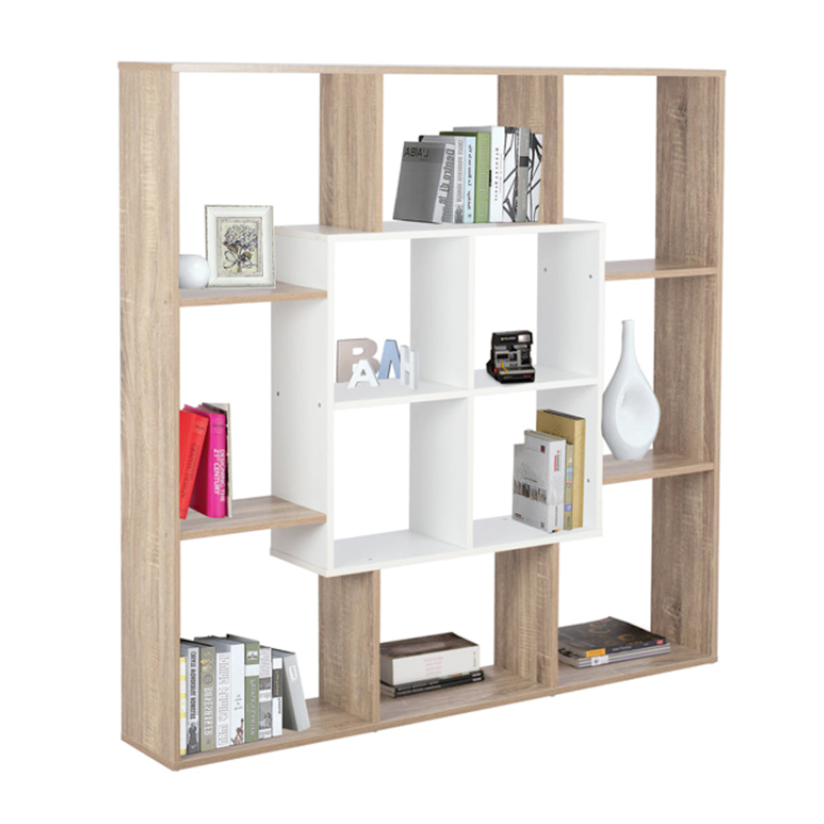 ΒΙΒΛΙΟΘΗΚΗ BRODY HM8771.01 136X22X136 ΛΕΥΚΟ - Pakobazaar
