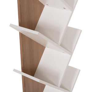 ΒΙΒΛΙΟΘΗΚΗ LIANA HM9028.14 ΜΕΛΑΜΙΝΗ SONAMA/ΛΕΥΚΟ 46x22x128,5Yεκ.