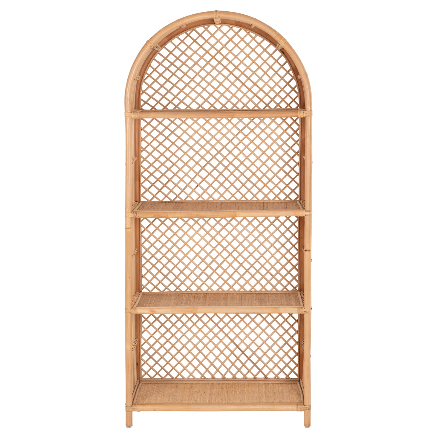 ΒΙΒΛΙΟΘΗΚΗ SIMOK HM9552 ΑΠΟ ΦΥΣΙΚΟ RATTAN ΣΕ ΦΥΣΙΚΟ ΧΡΩΜΑ 80x40x182Υεκ. - Pakobazaar