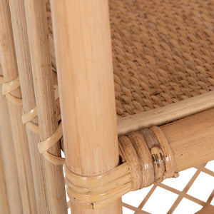 ΒΙΒΛΙΟΘΗΚΗ SIMOK HM9552 ΑΠΟ ΦΥΣΙΚΟ RATTAN ΣΕ ΦΥΣΙΚΟ ΧΡΩΜΑ 80x40x182Υεκ. - Pakobazaar