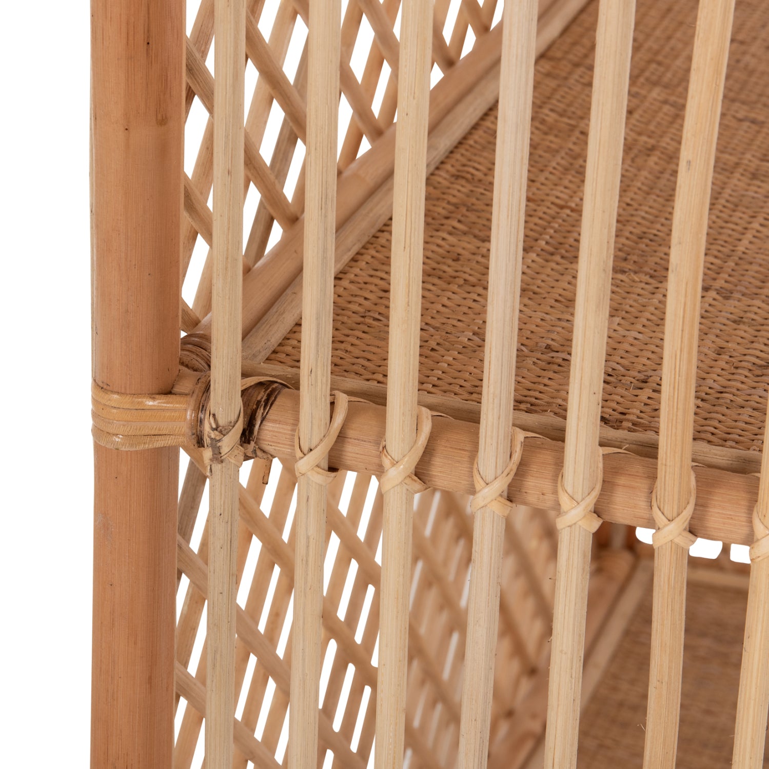 ΒΙΒΛΙΟΘΗΚΗ SIMOK HM9552 ΑΠΟ ΦΥΣΙΚΟ RATTAN ΣΕ ΦΥΣΙΚΟ ΧΡΩΜΑ 80x40x182Υεκ. - Pakobazaar