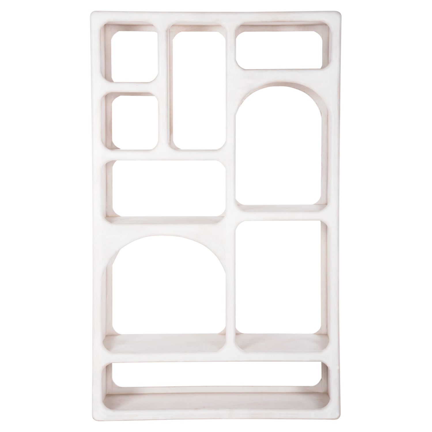 ΒΙΒΛΙΟΘΗΚΗ HANDYR HM9707 ΜΑΣΙΦ ΞΥΛΟ MANGO ΣΕ ΛΕΥΚΟ ΧΡΩΜΑ 100x35x165Yεκ. - Pakobazaar