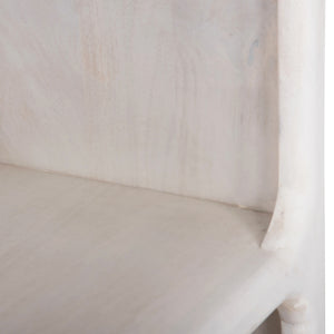ΒΙΒΛΙΟΘΗΚΗ HANDYR HM9707 ΜΑΣΙΦ ΞΥΛΟ MANGO ΣΕ ΛΕΥΚΟ ΧΡΩΜΑ 100x35x165Yεκ. - Pakobazaar