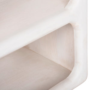 ΒΙΒΛΙΟΘΗΚΗ HANDYR HM9707 ΜΑΣΙΦ ΞΥΛΟ MANGO ΣΕ ΛΕΥΚΟ ΧΡΩΜΑ 100x35x165Yεκ. - Pakobazaar
