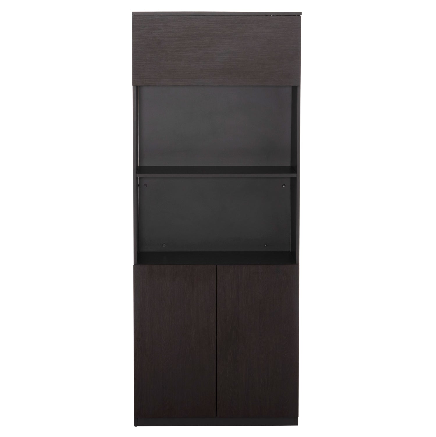 ΒΙΒΛΙΟΘΗΚΗ ΓΡΑΦΕΙΟΥ ΕΠΑΓΓΕΛΜΑΤΙΚΗ ROSEWOOD HM2089 ΜΕΛΑΜΙΝΗ ΓΚΡΙ-WENGE 80Χ40Χ200Υεκ. - Pakobazaar