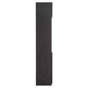 ΒΙΒΛΙΟΘΗΚΗ ΓΡΑΦΕΙΟΥ ΕΠΑΓΓΕΛΜΑΤΙΚΗ ROSEWOOD HM2089 ΜΕΛΑΜΙΝΗ ΓΚΡΙ-WENGE 80Χ40Χ200Υεκ. - Pakobazaar