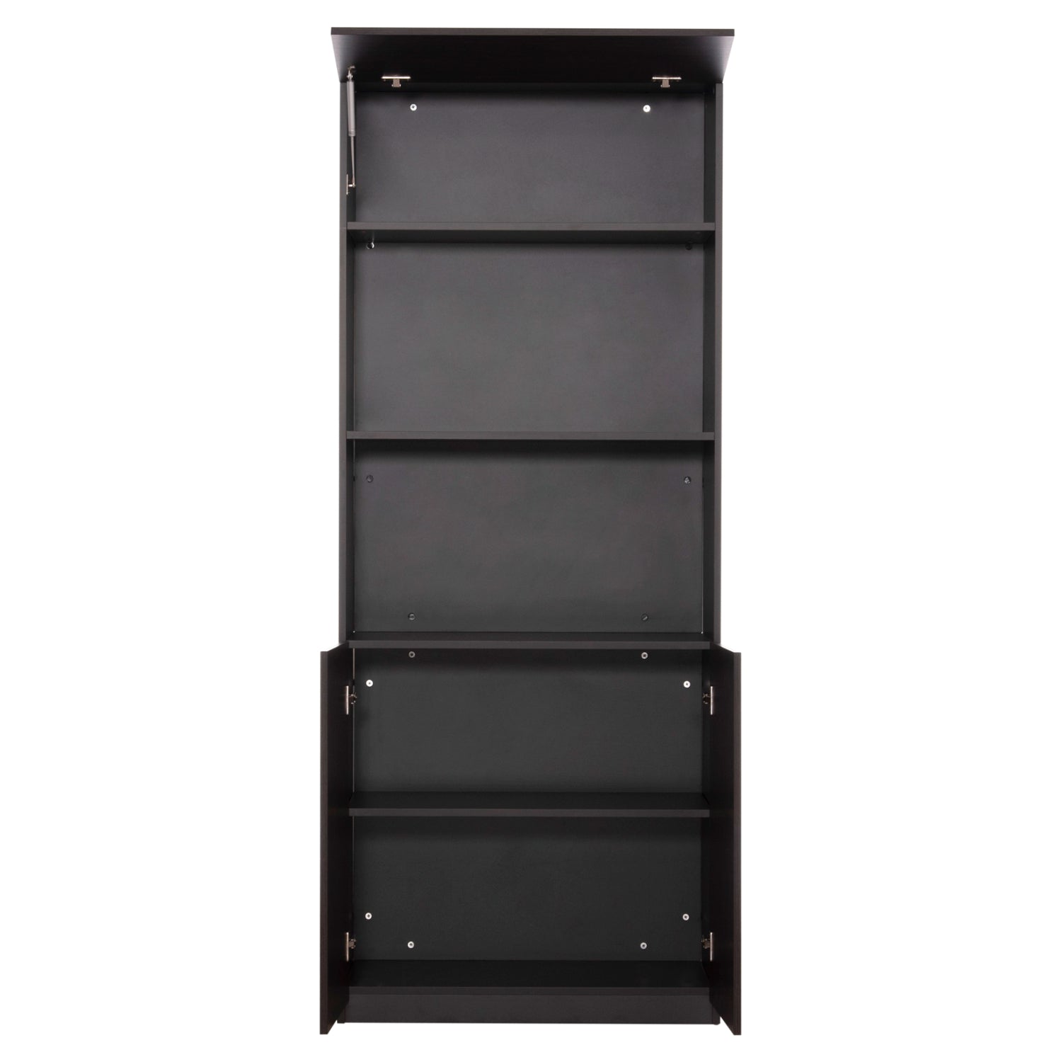 ΒΙΒΛΙΟΘΗΚΗ ΓΡΑΦΕΙΟΥ ΕΠΑΓΓΕΛΜΑΤΙΚΗ ROSEWOOD HM2089 ΜΕΛΑΜΙΝΗ ΓΚΡΙ-WENGE 80Χ40Χ200Υεκ. - Pakobazaar