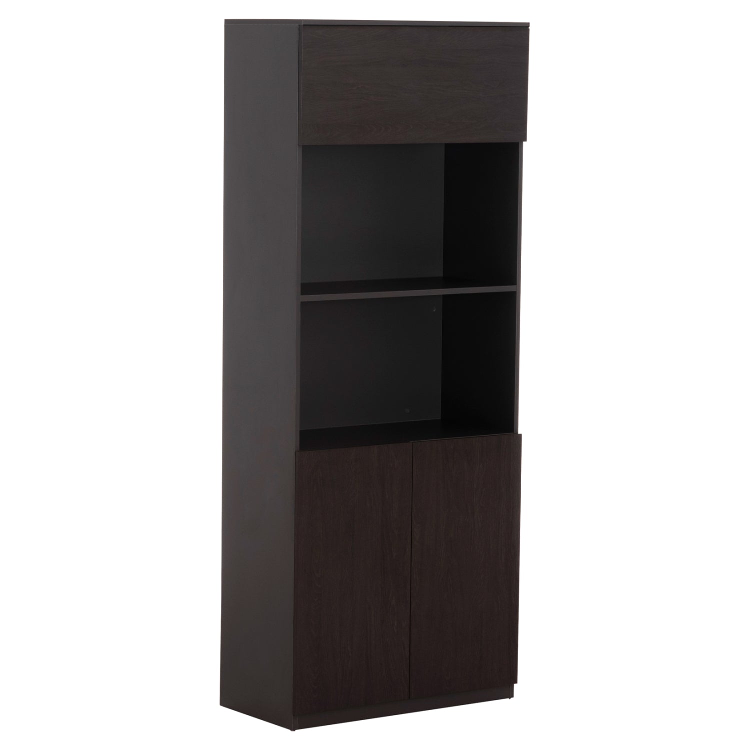 ΒΙΒΛΙΟΘΗΚΗ ΓΡΑΦΕΙΟΥ ΕΠΑΓΓΕΛΜΑΤΙΚΗ ROSEWOOD HM2089 ΜΕΛΑΜΙΝΗ ΓΚΡΙ-WENGE 80Χ40Χ200Υεκ. - Pakobazaar