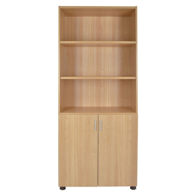 ΒΙΒΛΙΟΘΗΚΗ ΓΡΑΦΕΙΟΥ VANCE ΕΠΑΓΓΕΛΜΑΤΙΚΗ ΟΞΙΑ HM2055.11 80Χ40Χ190Υ εκ. - Pakobazaar