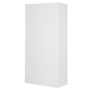 ΒΙΒΛΙΟΘΗΚΗ ΜΕ ΣΥΡΟΜΕΝΕΣ ΠΟΡΤΕΣ SIDER HM6632.02 ΜΕΤΑΛΛΙΚΗ ΛΕΥΚΗ 90x40x185Υεκ
