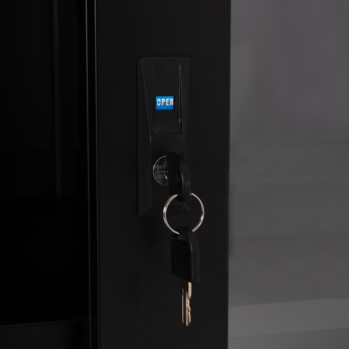 ΒΙΒΛΙΟΘΗΚΗ ΜΕ ΣΥΡΟΜΕΝΕΣ ΠΟΡΤΕΣ SIDER HM6632.01 ΜΕΤΑΛΛΙΚΗ ΜΑΥΡΗ 90x40x185Υεκ