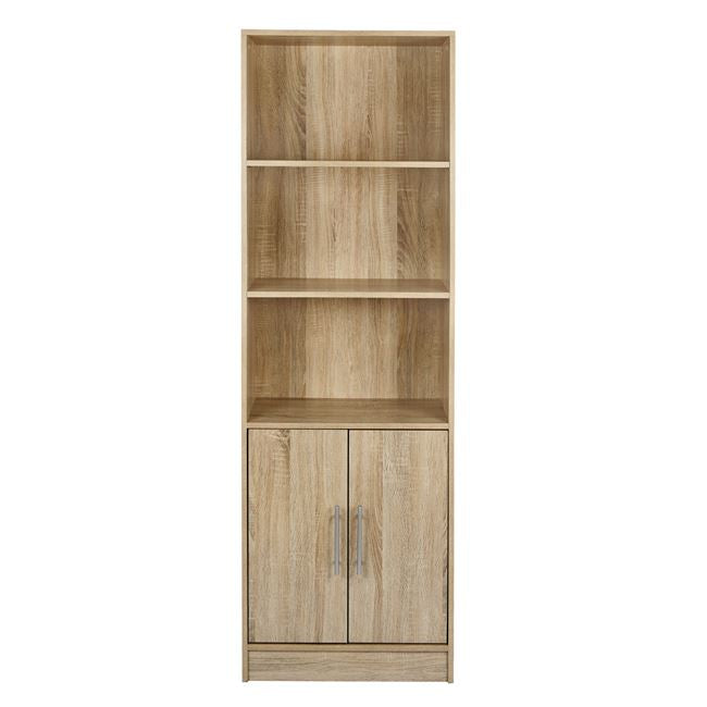 ΒΙΒΛΙΟΘΗΚΗ ΜΕΛΑΜΙΝΗΣ ENSLEY HM2027.02 SONAMA 60X30X180 εκ. - Pakobazaar