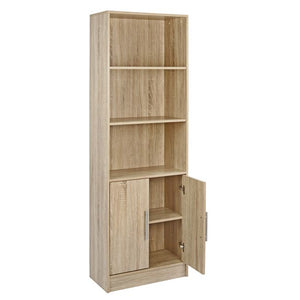 ΒΙΒΛΙΟΘΗΚΗ ΜΕΛΑΜΙΝΗΣ ENSLEY HM2027.02 SONAMA 60X30X180 εκ. - Pakobazaar