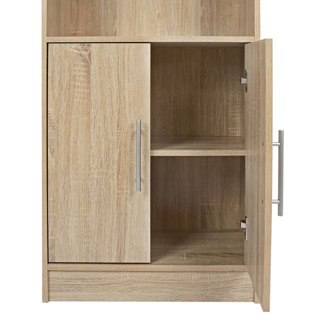 ΒΙΒΛΙΟΘΗΚΗ ΜΕΛΑΜΙΝΗΣ ENSLEY HM2027.02 SONAMA 60X30X180 εκ. - Pakobazaar