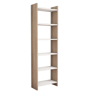 ΒΙΒΛΙΟΘΗΚΗ CLASSIKER HM9226.12 ΜΕΛΑΜΙΝΗΣ SONΟMA-ΛΕΥΚΟ 48,5x22x160Υεκ. - Pakobazaar