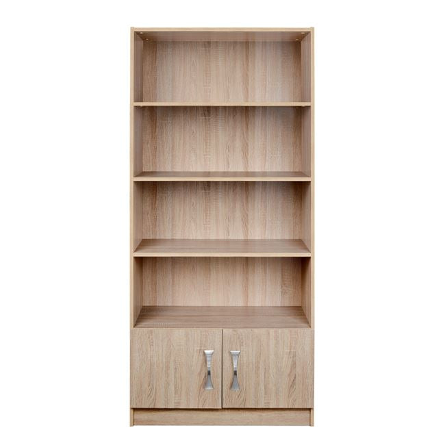 ΒΙΒΛΙΟΘΗΚΗ SONAMA-ΑΣΗΜΙ HM10146.01 80X35X180εκ. - Pakobazaar