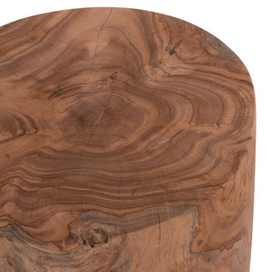 ΒΟΗΘΗΤΙΚΟ ΤΡΑΠΕΖΑΚΙ/ΣΚΑΜΠΟ TRONCO HM9374.21 ΞΥΛΟ TEAK--ΦΥΣΙΚΟ Φ30x45Υεκ. - Pakobazaar